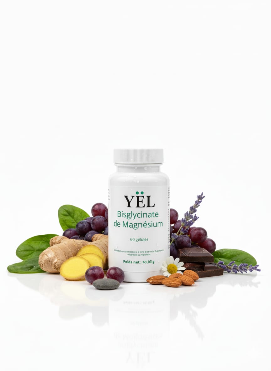 Bisglycinate de magnesium 🍃 anti-stress & vitalité